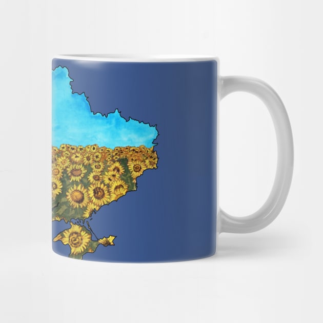 Sunflowers for Ukraine by Heather Dorsch Creations